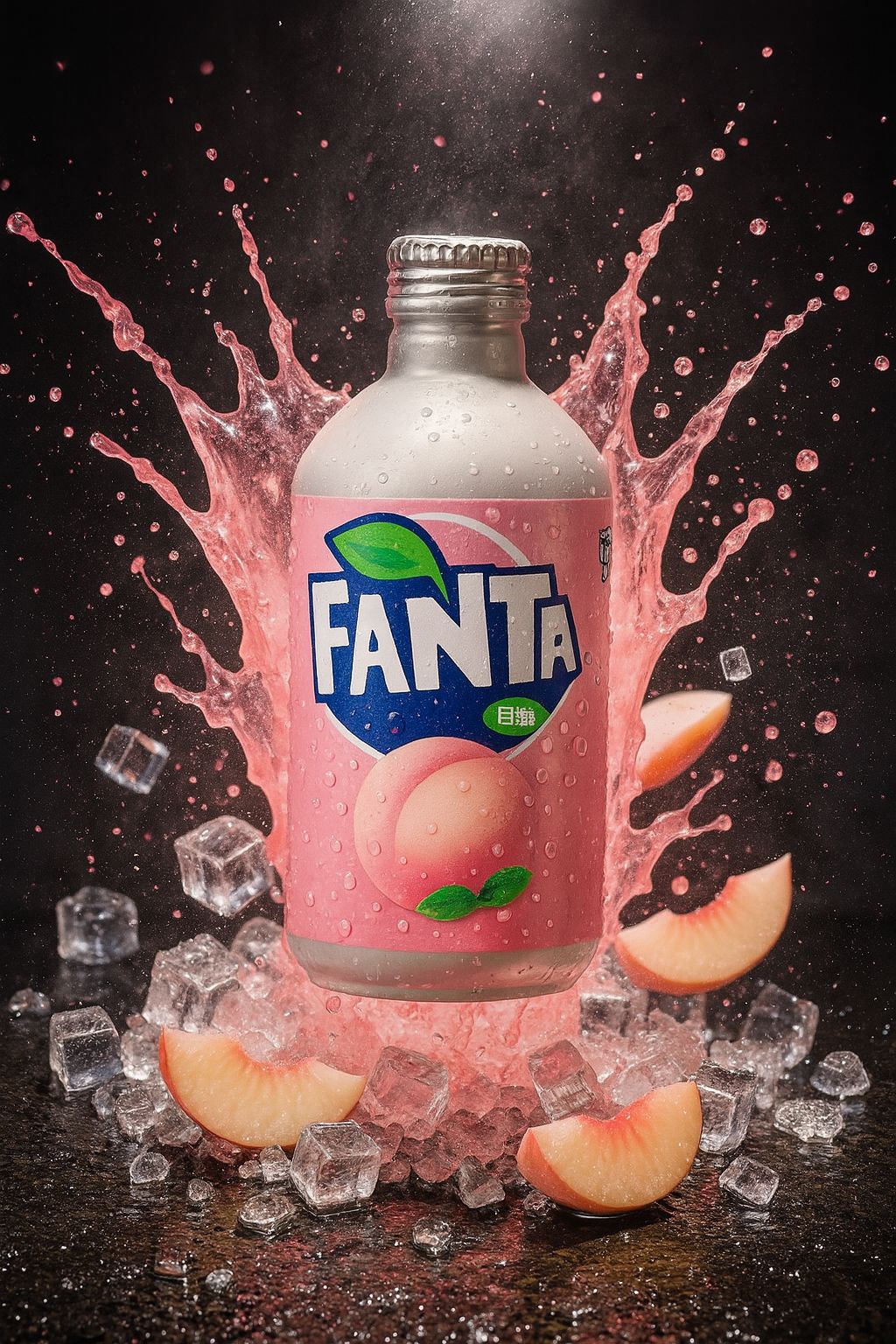 Fanta White Peach AluCan Fanta White Peach Aluflasche - (300ml) - JAPAN Edition - Image 1
