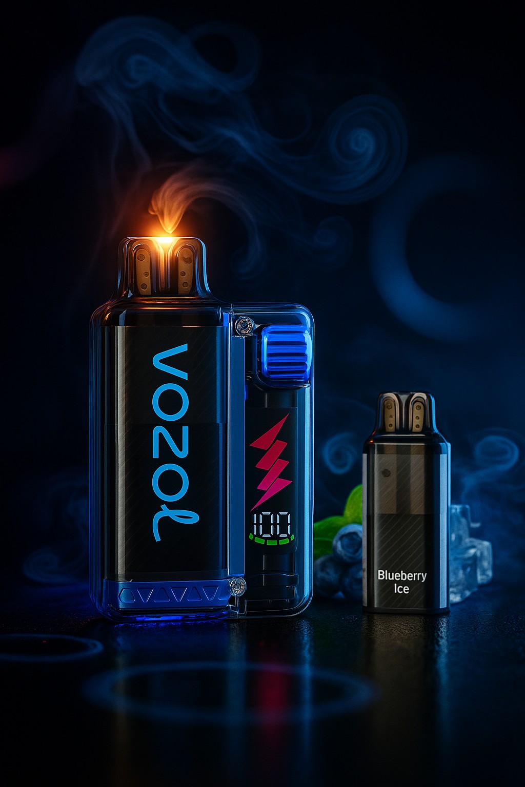 VOZOL-VISTA-PLUG-Starter-Kit-20mg-ml-Blueberry-Ice Vozol Vista Plug Starter Kit 20mg/ml - Blueberry Ice - Image 1