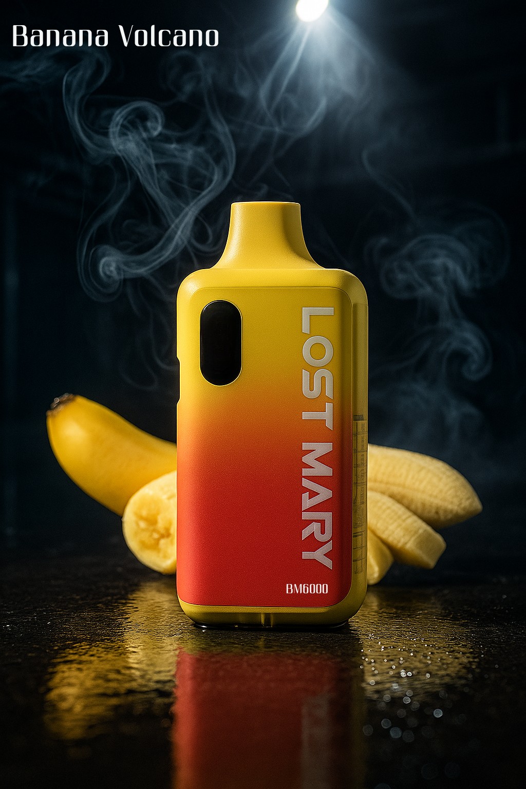 lost-mary-bm6000-banana-volcano-vape-kit-bis-6000-zuege LOST MARY - Banana Volcano - 6000 Puffs - Image 1